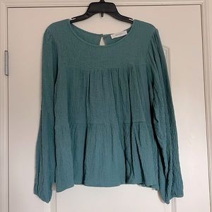 A Beautiful Soul Casual Crew Neck Loose Lantern Sleeve Top